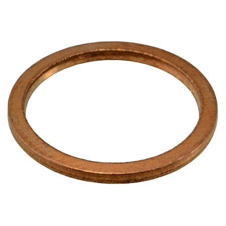 Midwest Fastener Sealing Washer, Fits Bolt Size M16 Copper, Copper Finish, 5 PK 34671